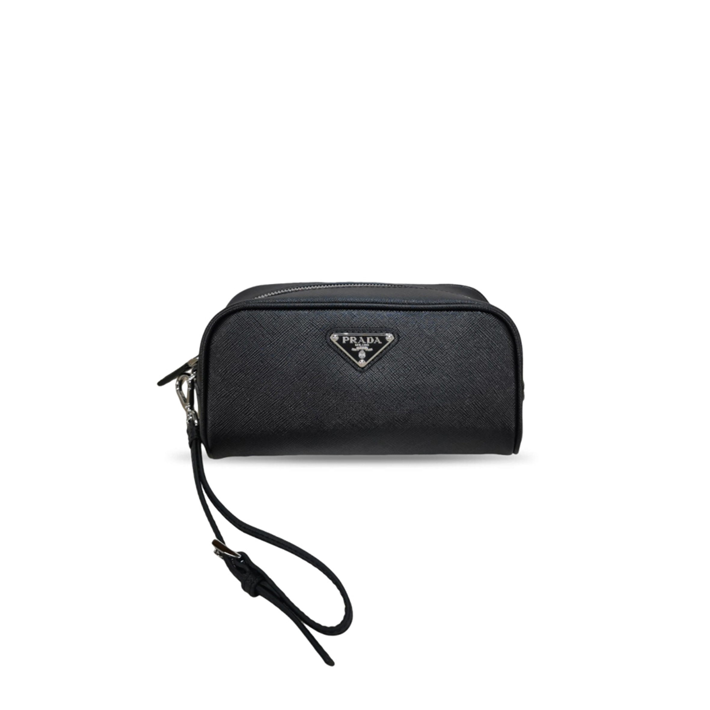 PRADA SAFFIANO LEATHER POUCH FOR MEN 2NE045 (20*10*8cm)